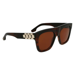 Victoria Beckham Brown Acetate Sunglasses