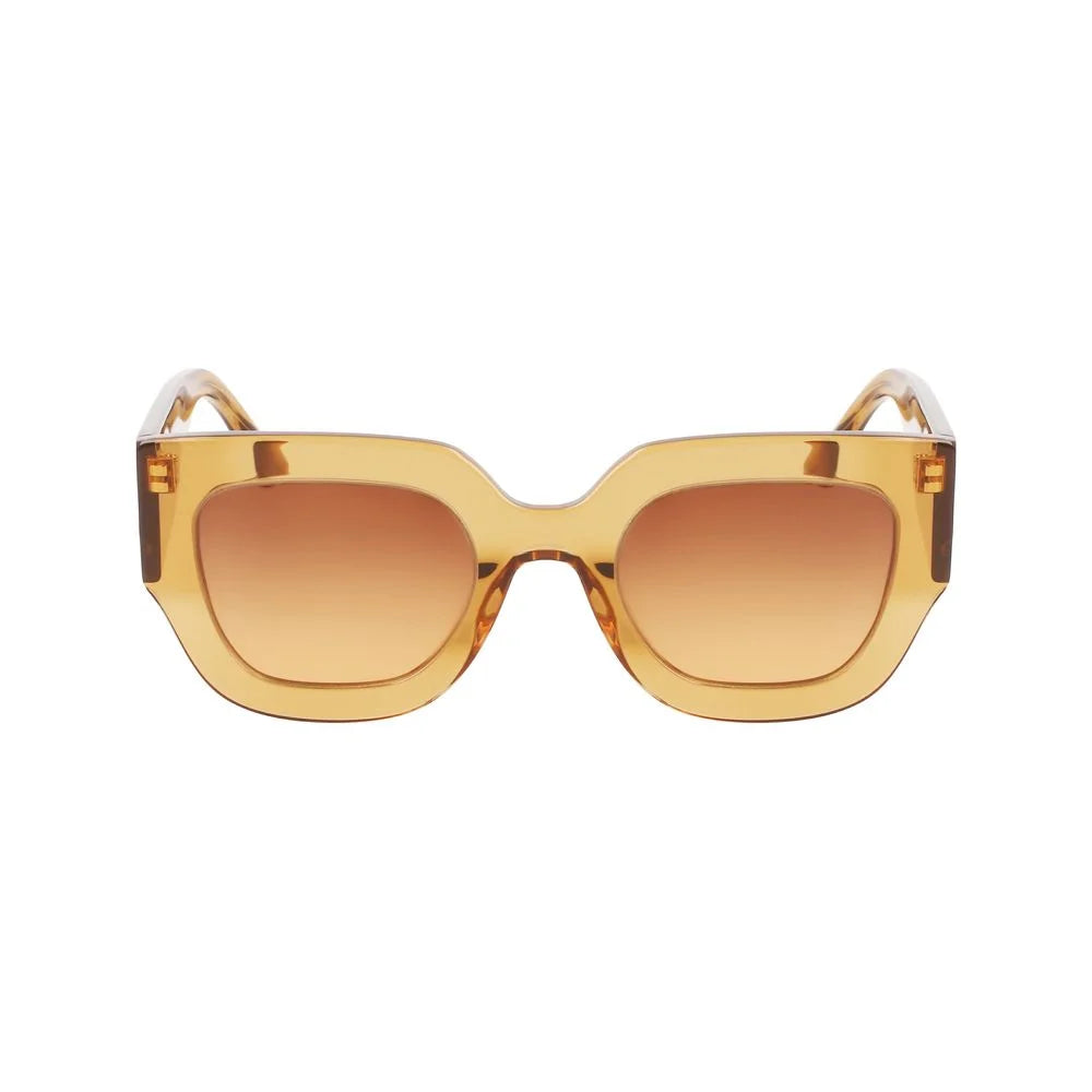Victoria Beckham Brown Acetate Sunglasses