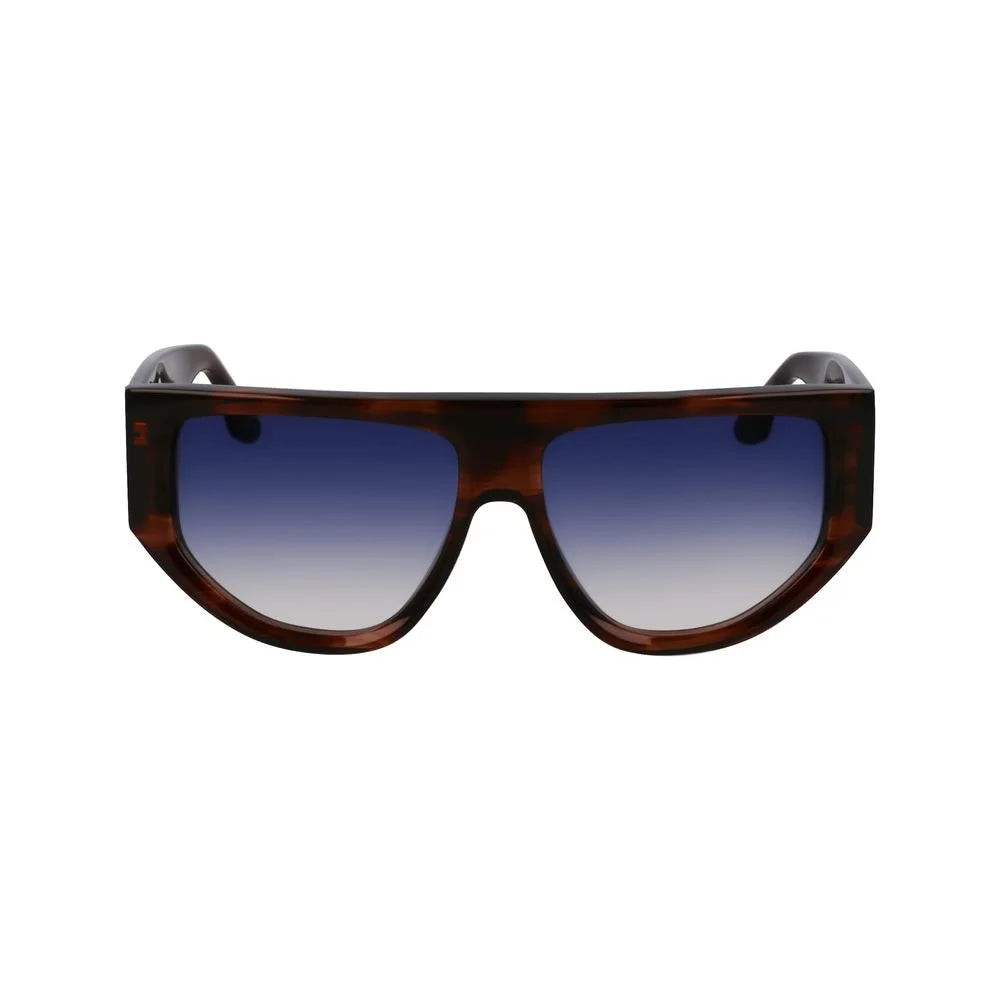Victoria Beckham Brown Acetate Sunglasses