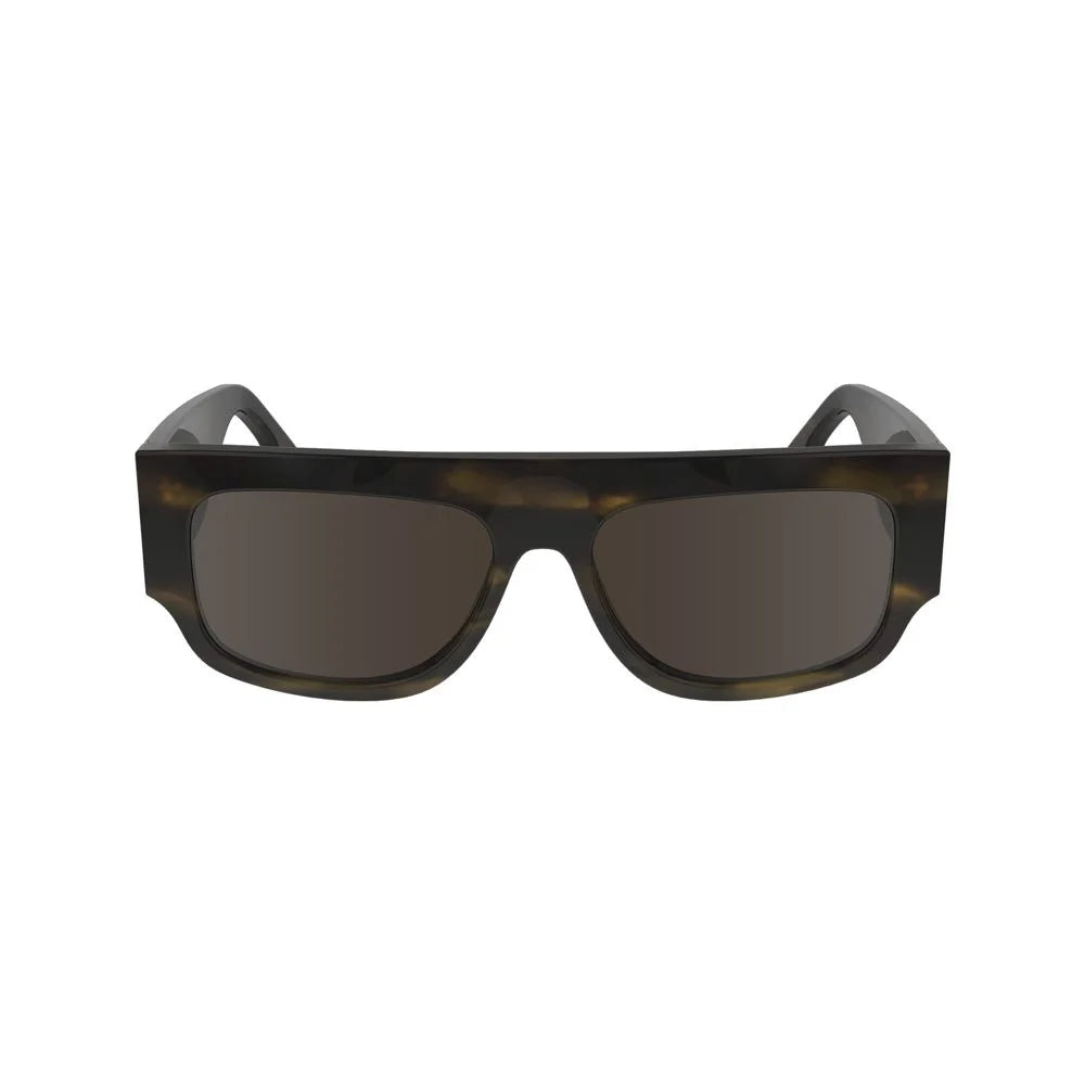 Victoria Beckham Brown Acetate Sunglasses