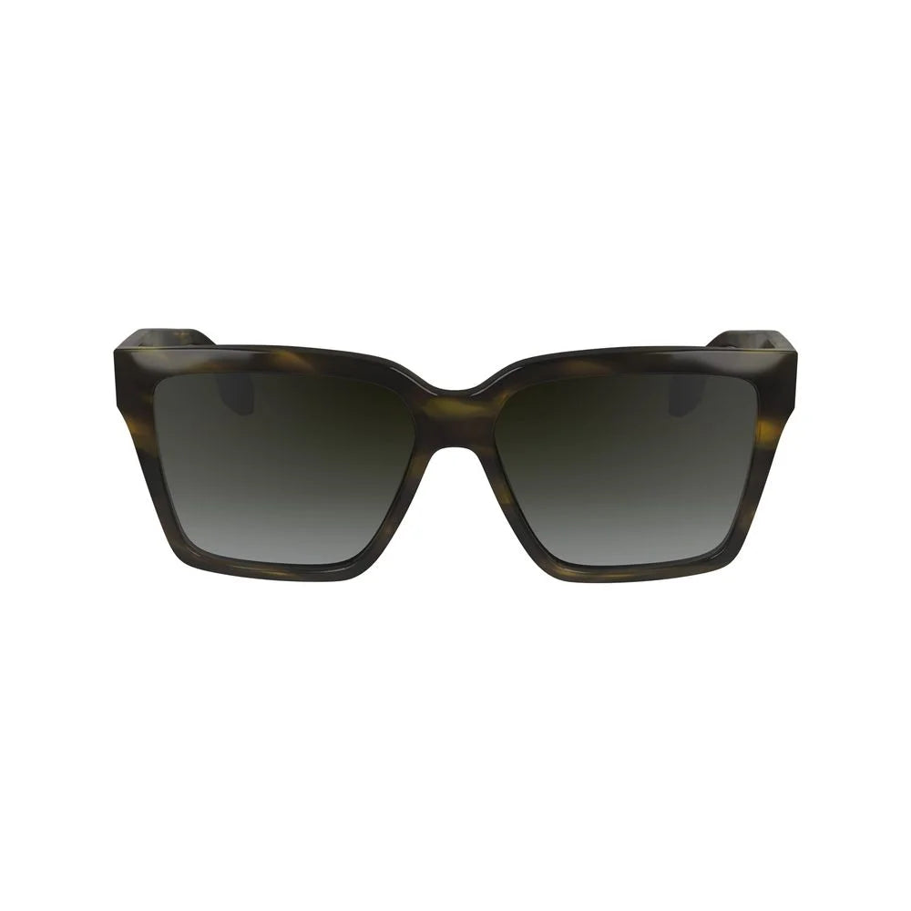 Victoria Beckham Brown Acetate Sunglasses