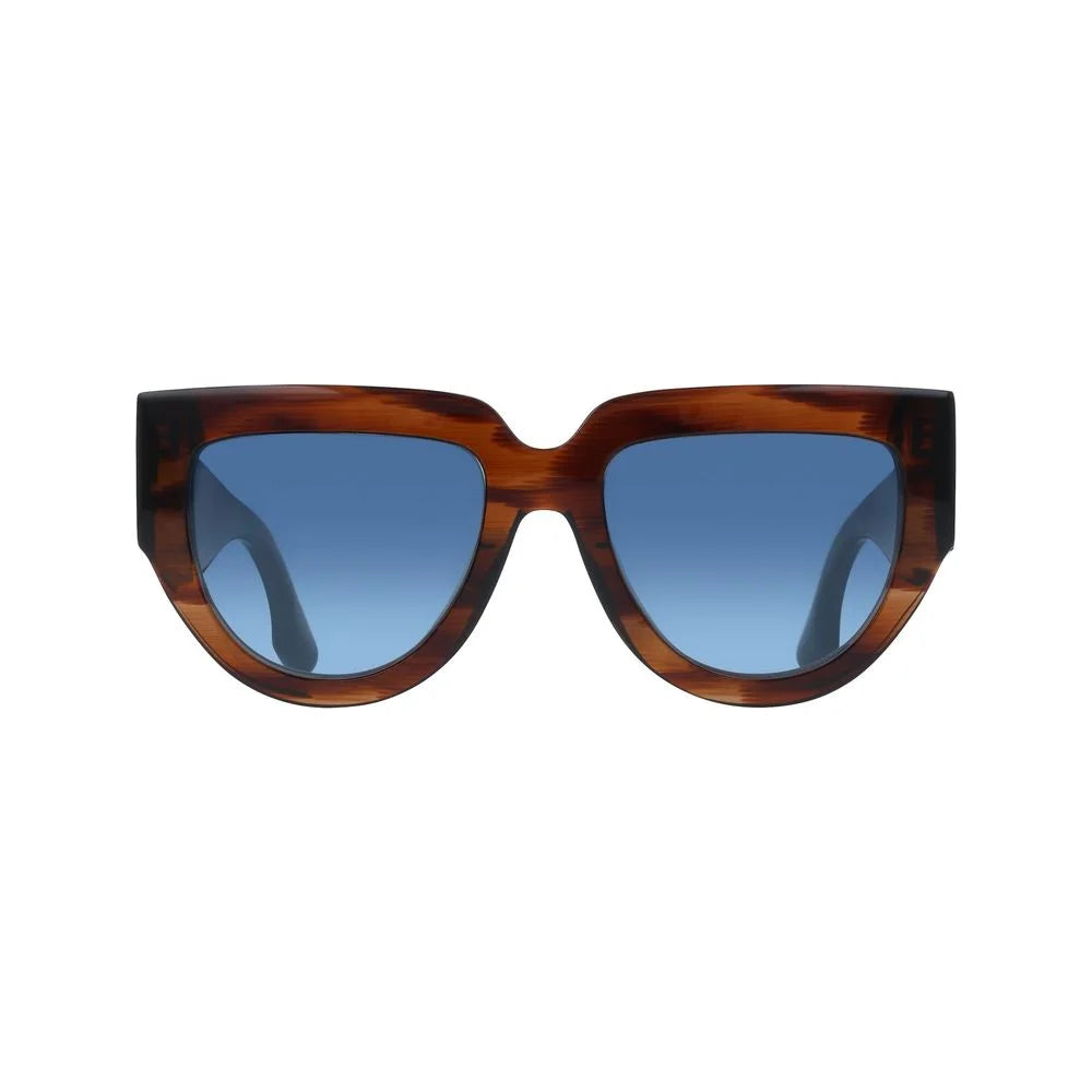 Victoria Beckham Brown Acetate Sunglasses