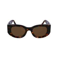 Victoria Beckham Brown Acetate Sunglasses