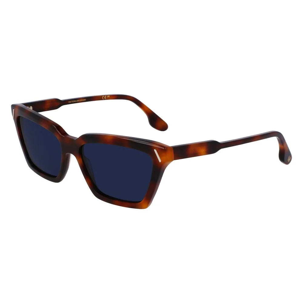 Victoria Beckham Brown Acetate Sunglasses