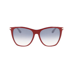 Victoria Beckham Burgundy Acetate Sunglasses