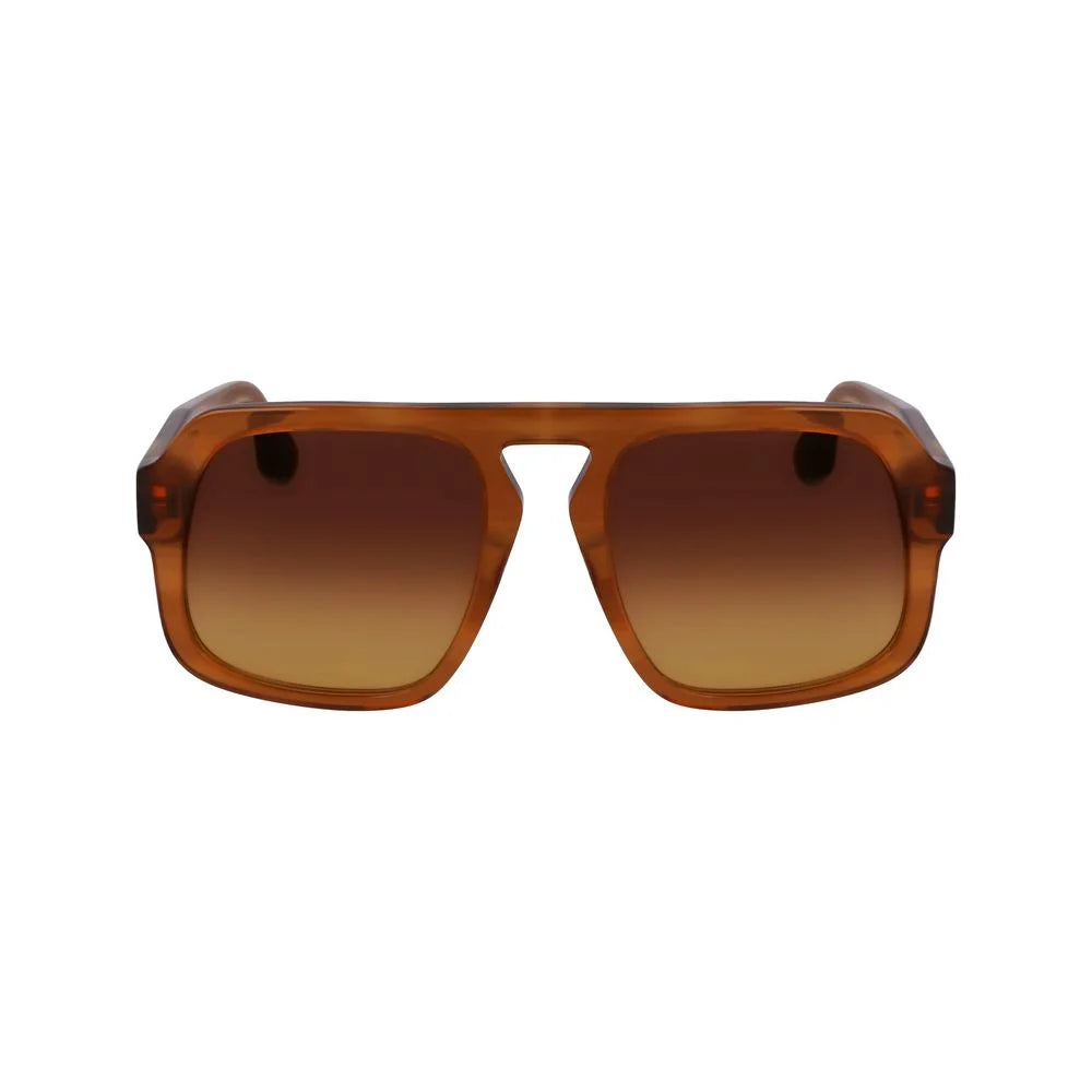 Victoria Beckham Gold Acetate Sunglasses