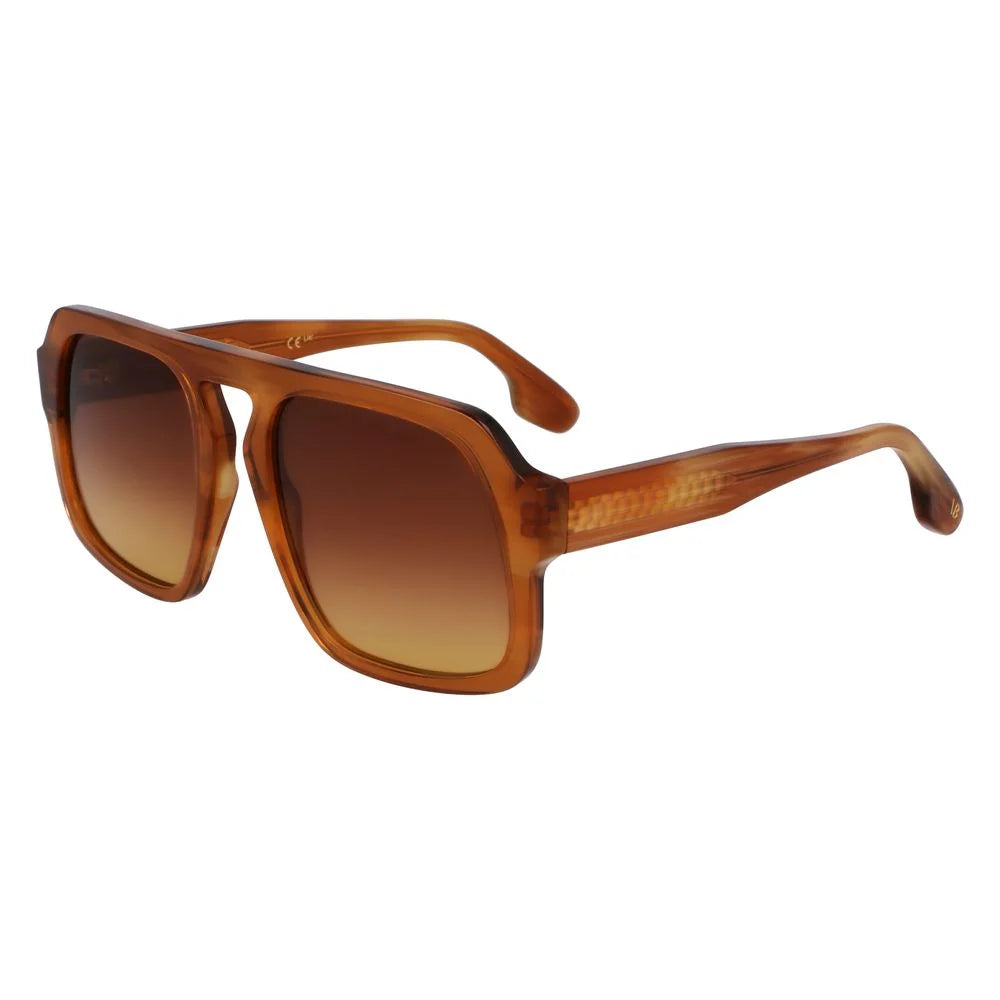 Victoria Beckham Gold Acetate Sunglasses