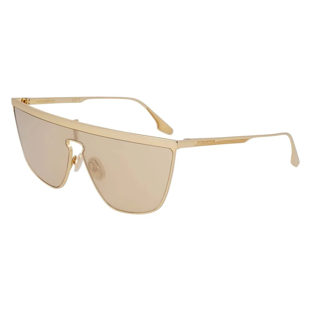 Victoria Beckham Gold Metal Sunglasses