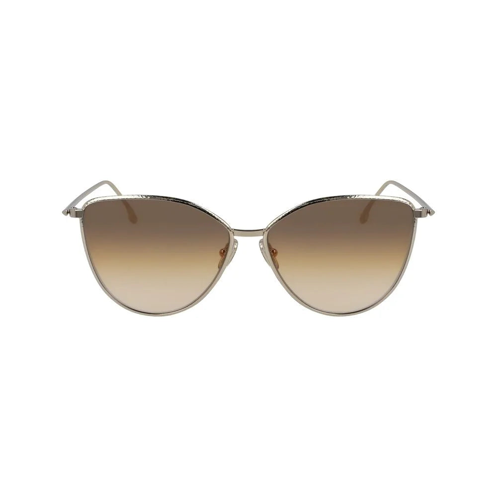 Victoria Beckham Gold Metal Sunglasses