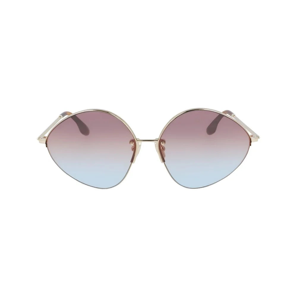 Victoria Beckham Gold Metal Sunglasses