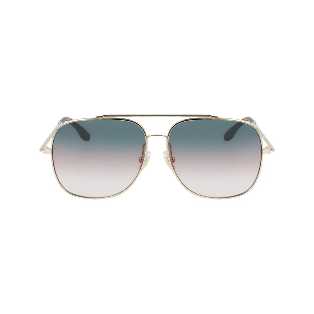 Victoria Beckham Gold Metal Sunglasses