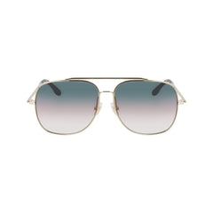 Victoria Beckham Gold Metal Sunglasses