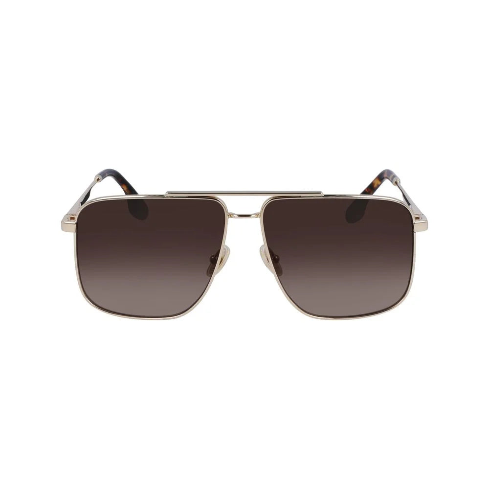 Victoria Beckham Gold Metal Sunglasses