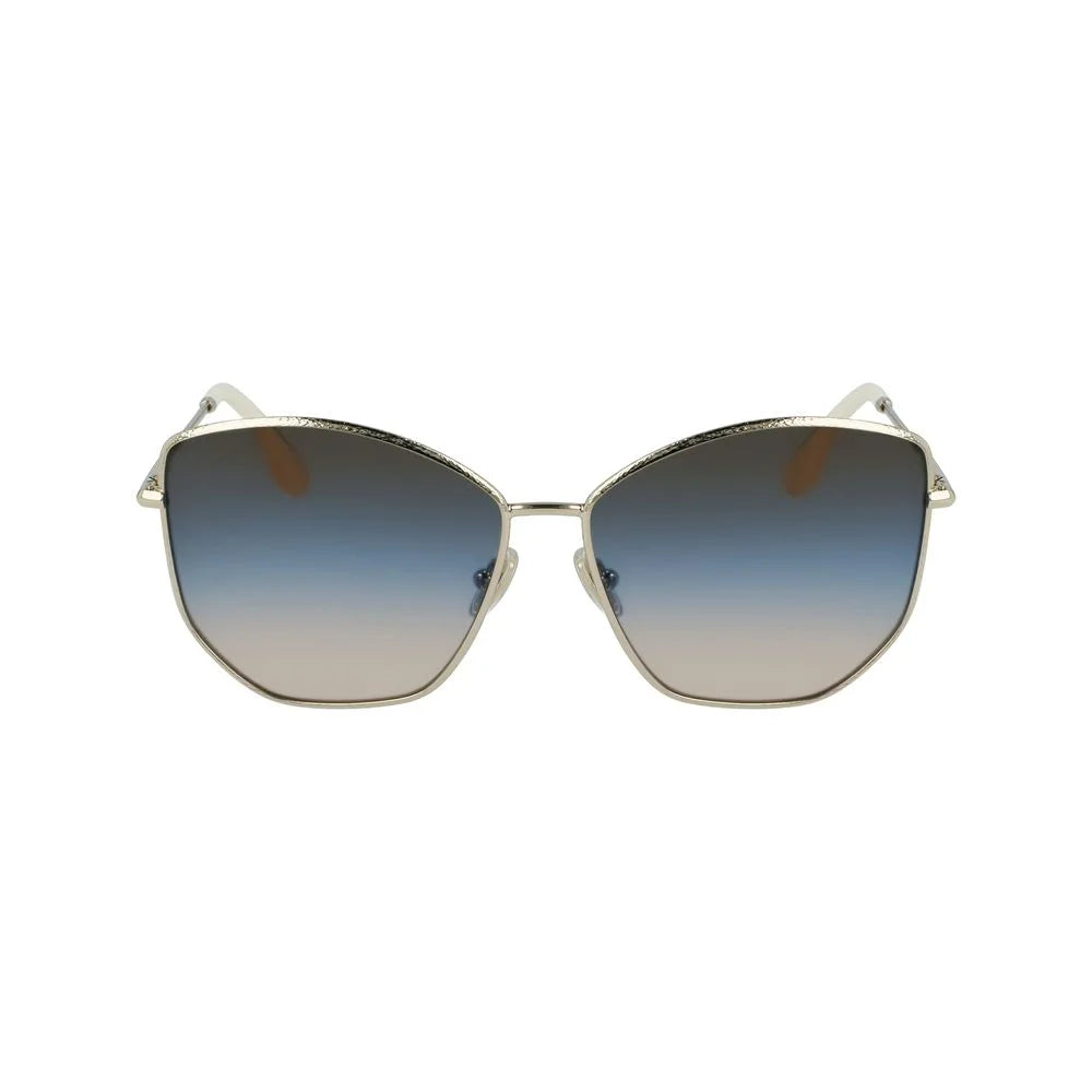 Victoria Beckham Gold Metal Sunglasses