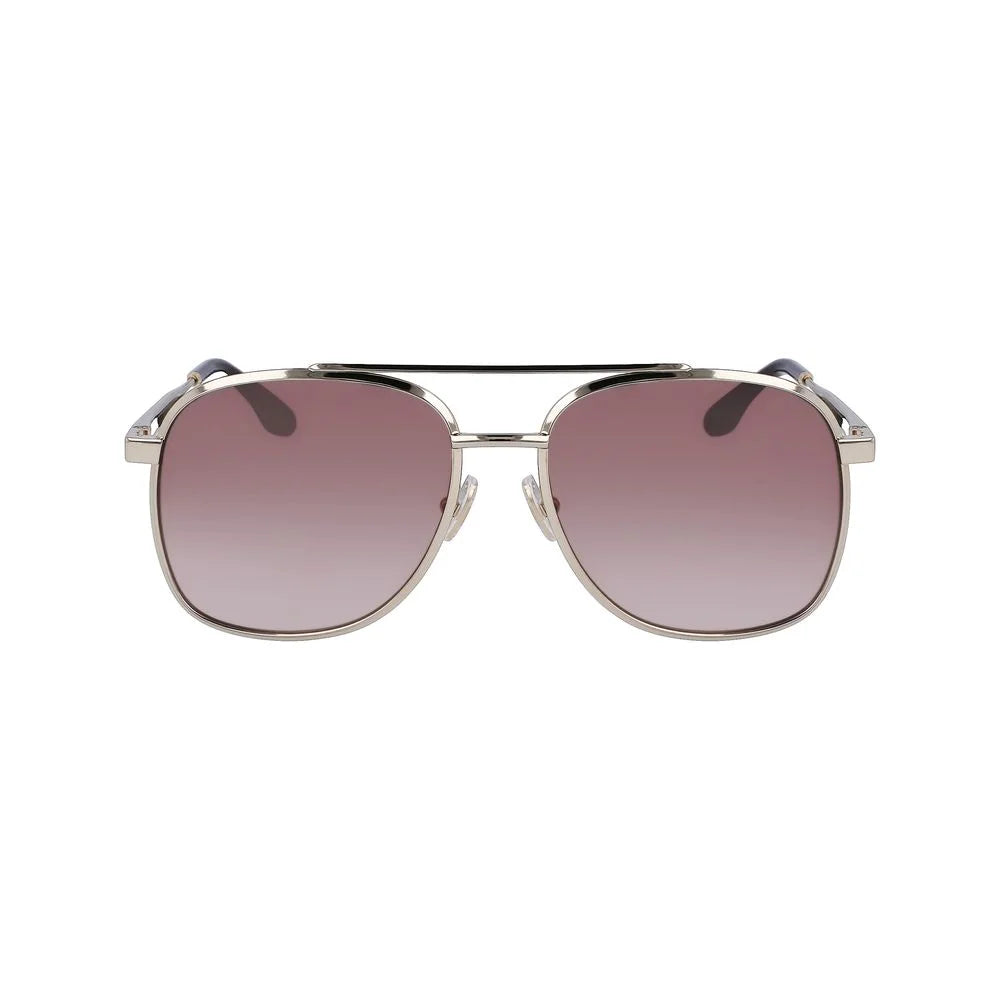 Victoria Beckham Gold Metal Sunglasses