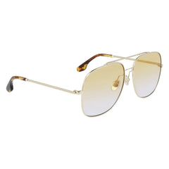 Victoria Beckham Gold Metal Sunglasses