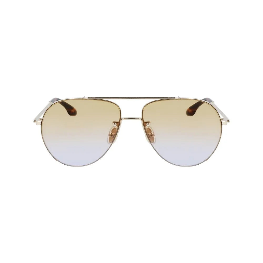 Victoria Beckham Gold Metal Sunglasses
