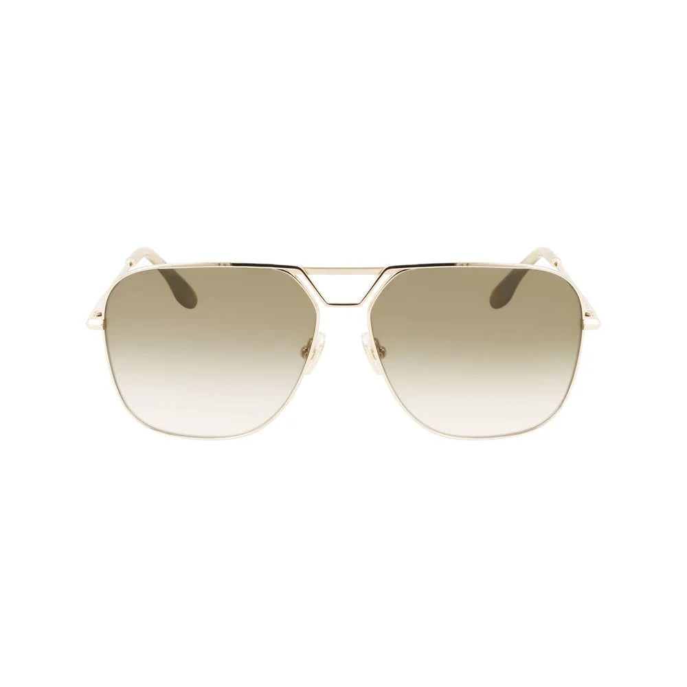 Victoria Beckham Gold Metal Sunglasses