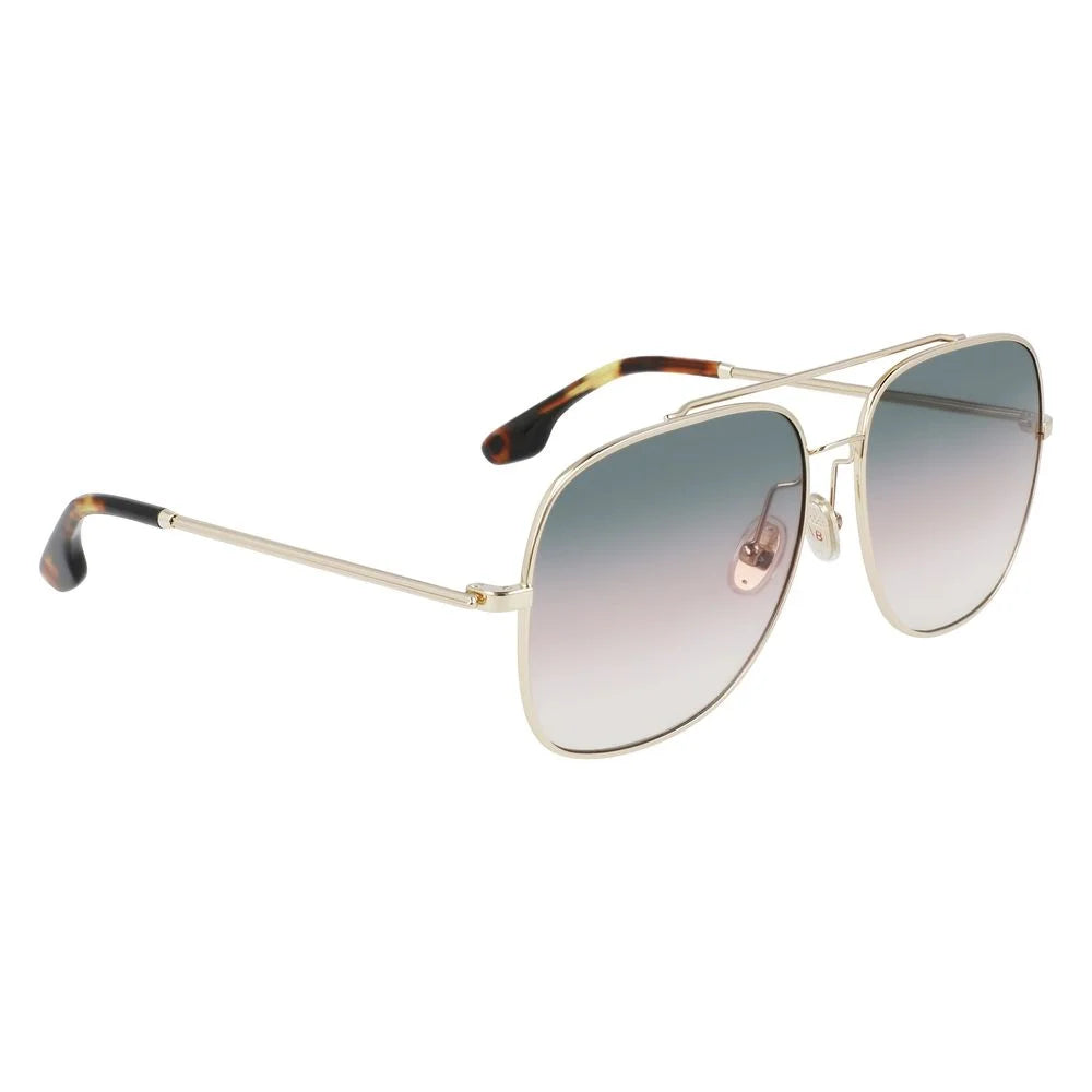 Victoria Beckham Gold Metal Sunglasses