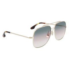 Victoria Beckham Gold Metal Sunglasses