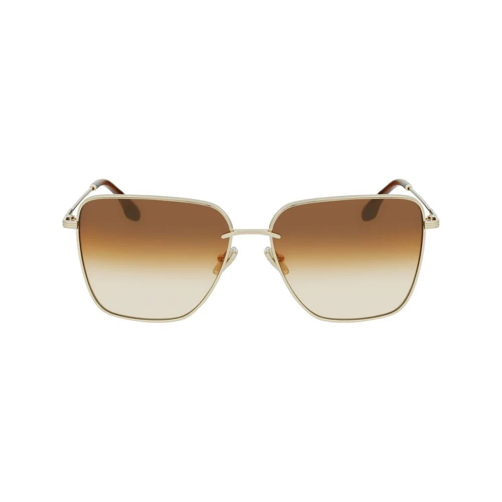Victoria Beckham Gold Metal Sunglasses