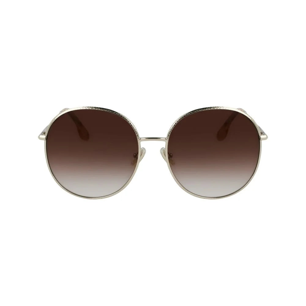 Victoria Beckham Gold Metal Sunglasses