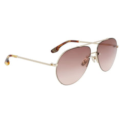 Victoria Beckham Gold Metal Sunglasses