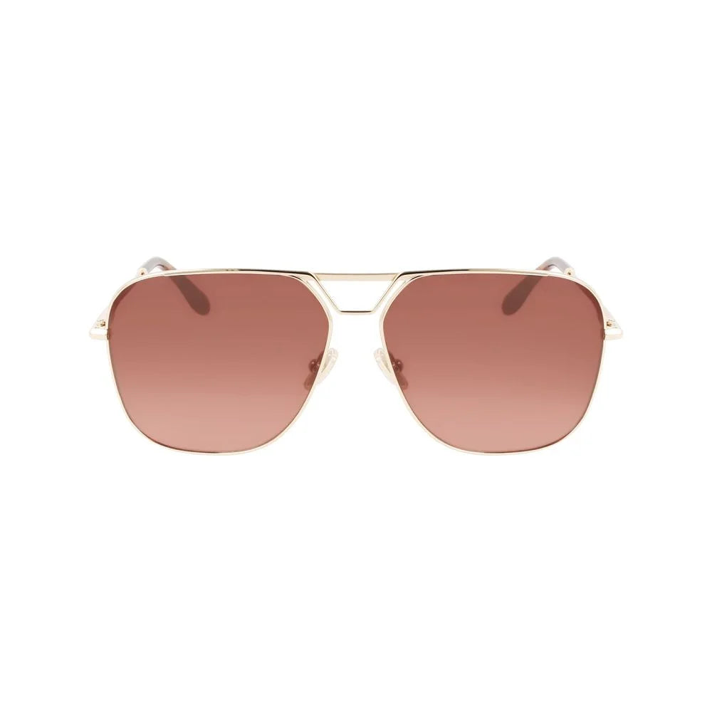 Victoria Beckham Gold Metal Sunglasses