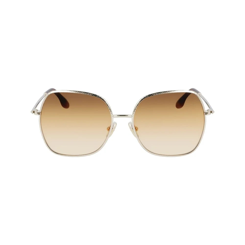 Victoria Beckham Gold Metal Sunglasses