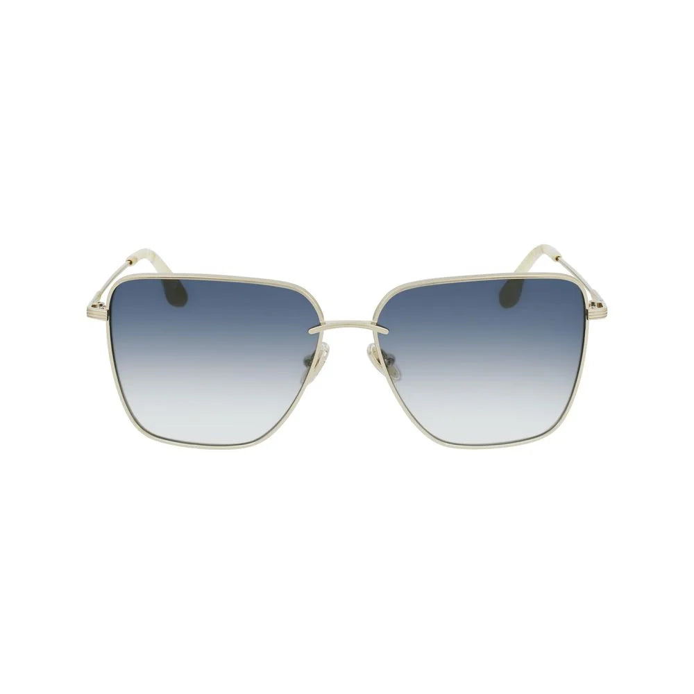 Victoria Beckham Gold Metal Sunglasses