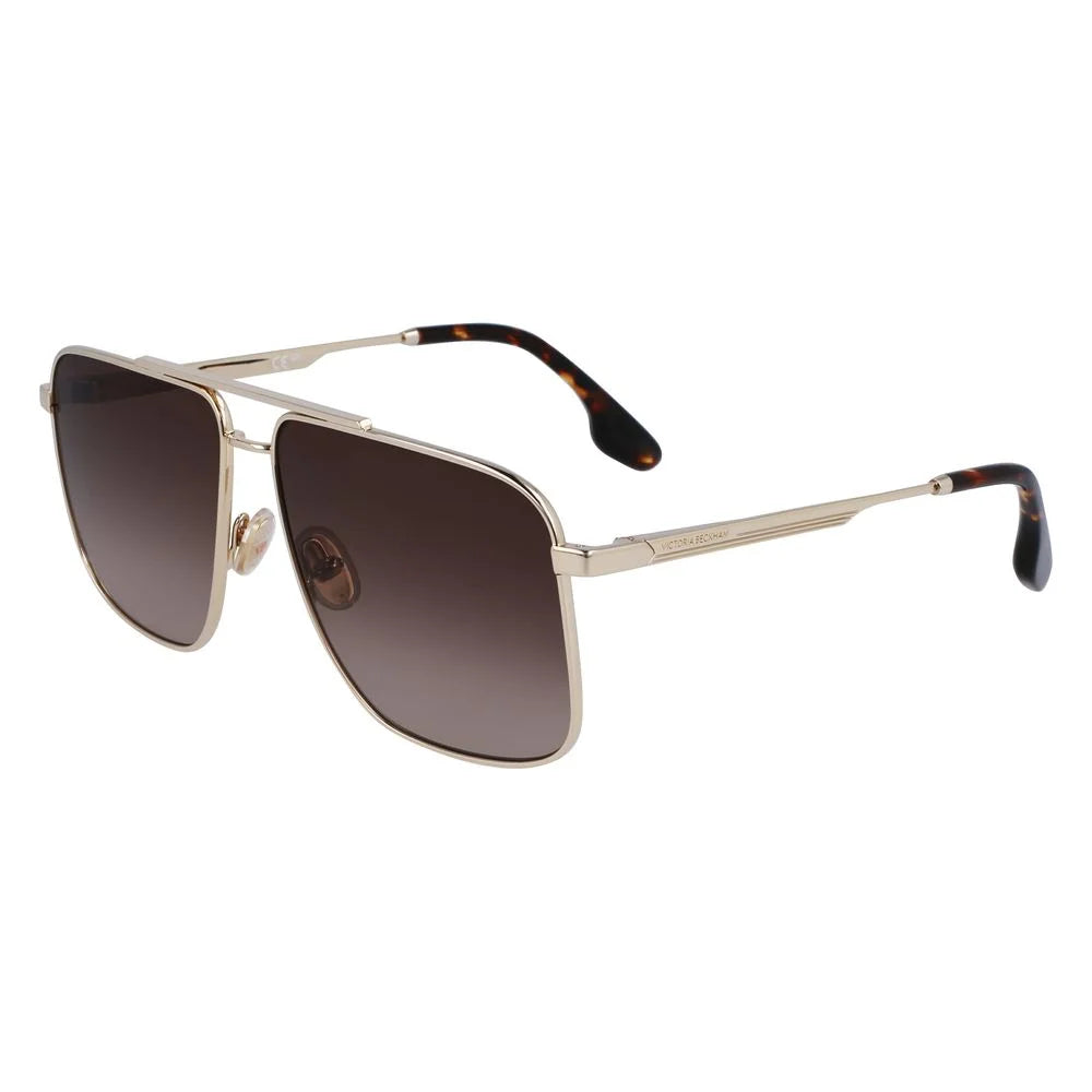 Victoria Beckham Gold Metal Sunglasses