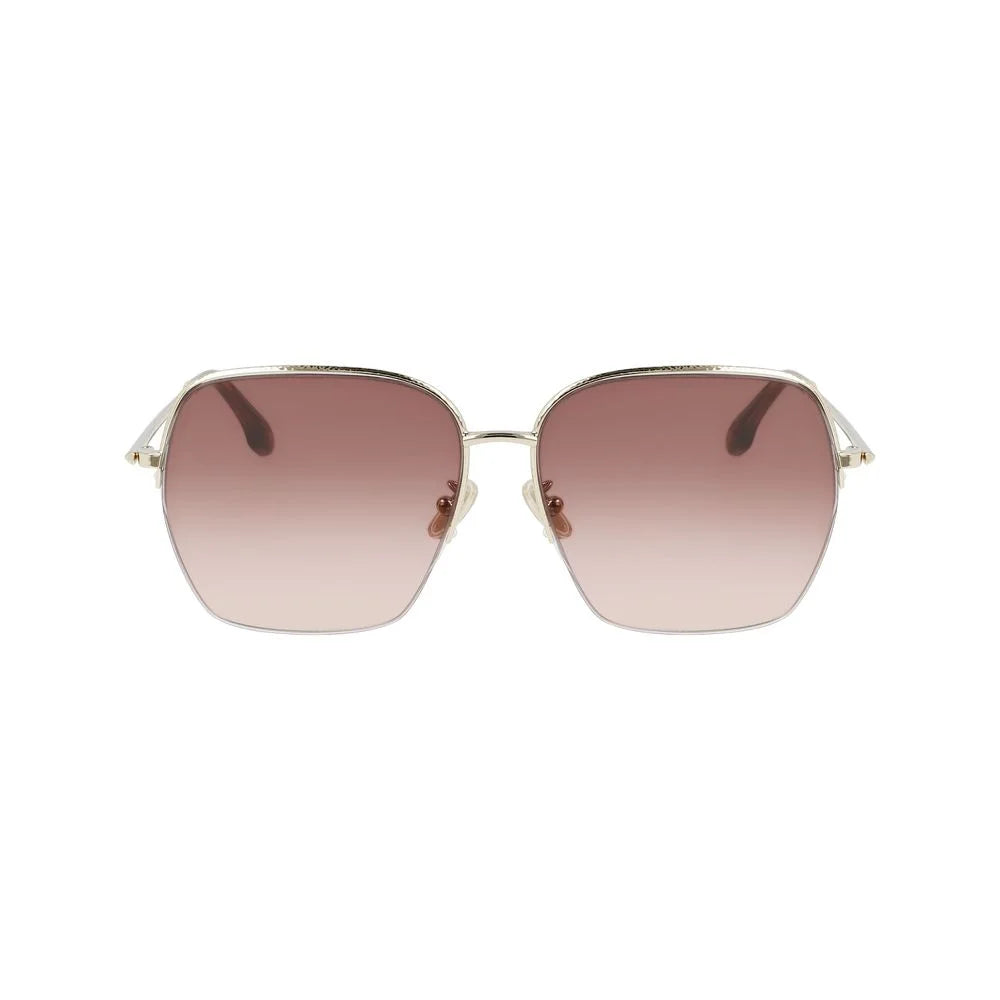 Victoria Beckham Gold Metal Sunglasses
