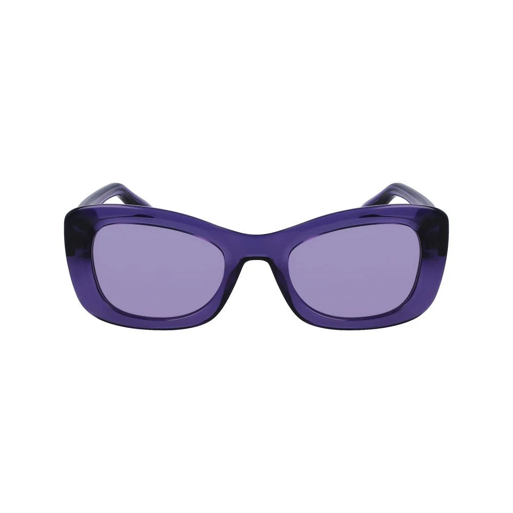 Victoria Beckham Gray Acetate Sunglasses