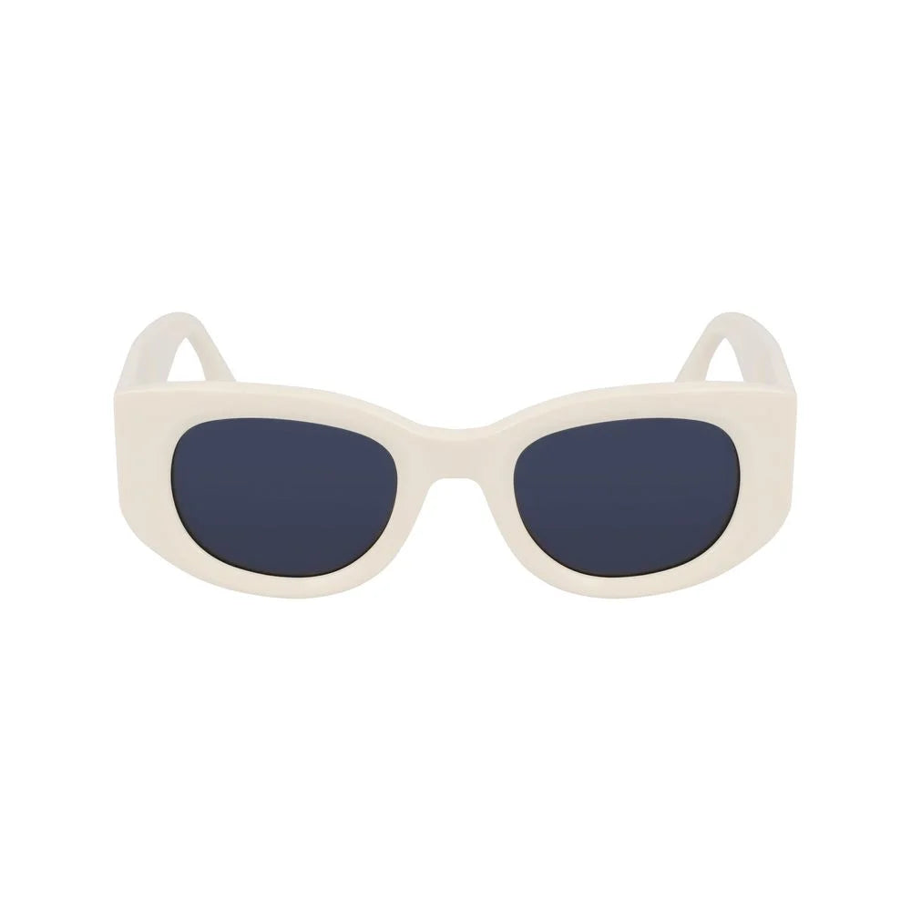 Victoria Beckham Gray Acetate Sunglasses