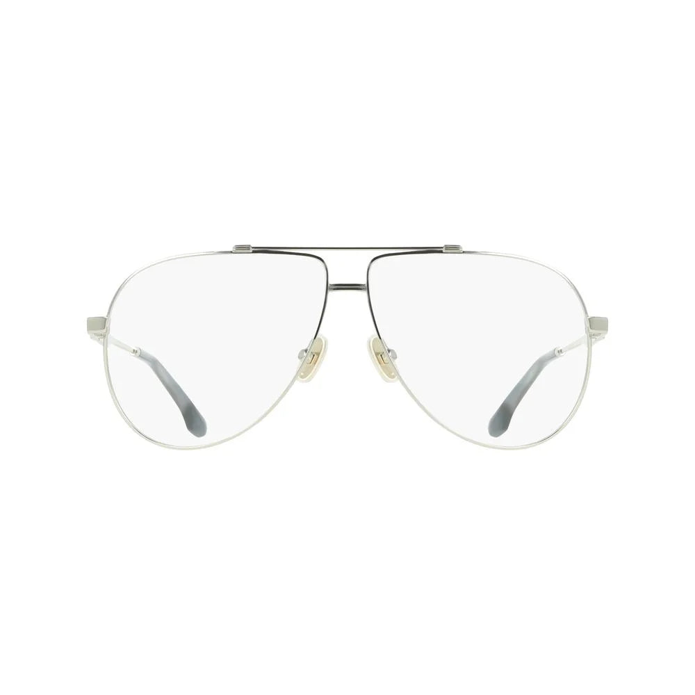 Victoria Beckham Gray Metal Glasses (Frames)