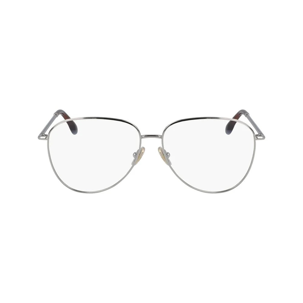 Victoria Beckham Gray Metal Glasses (Frames)