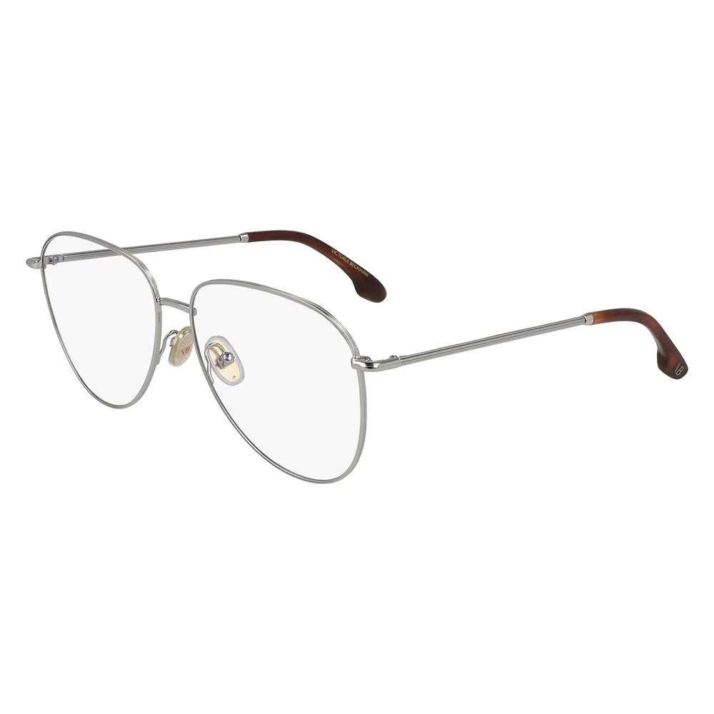 Victoria Beckham Gray Metal Glasses (Frames)