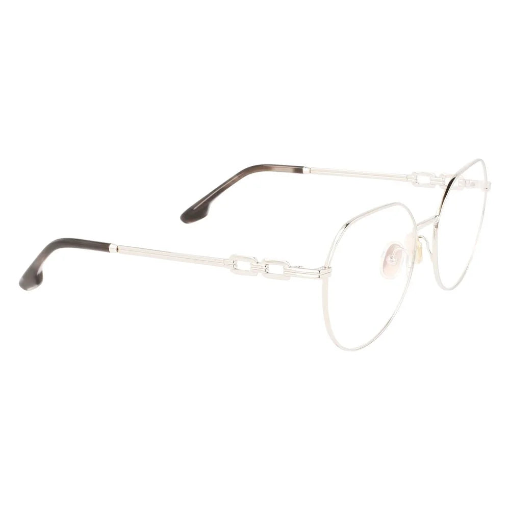 Victoria Beckham Gray Metal Glasses (Frames)