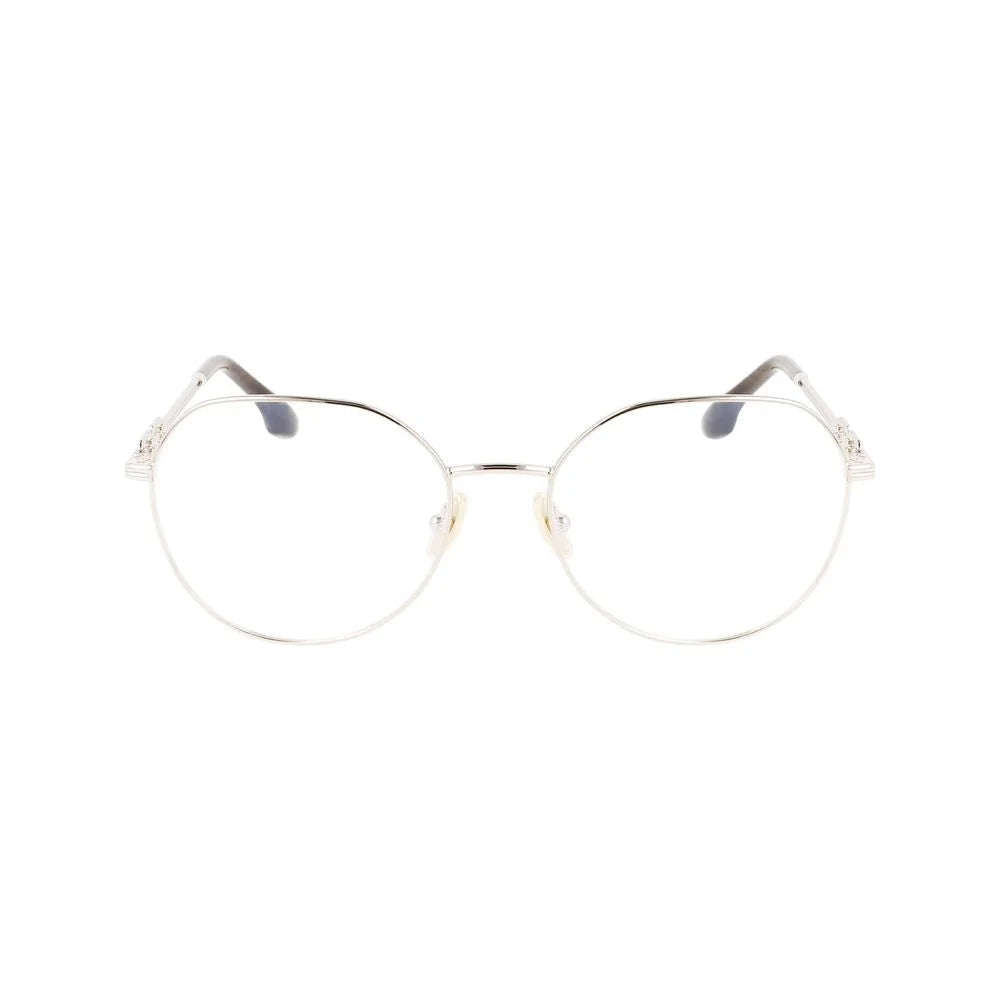 Victoria Beckham Gray Metal Glasses (Frames)