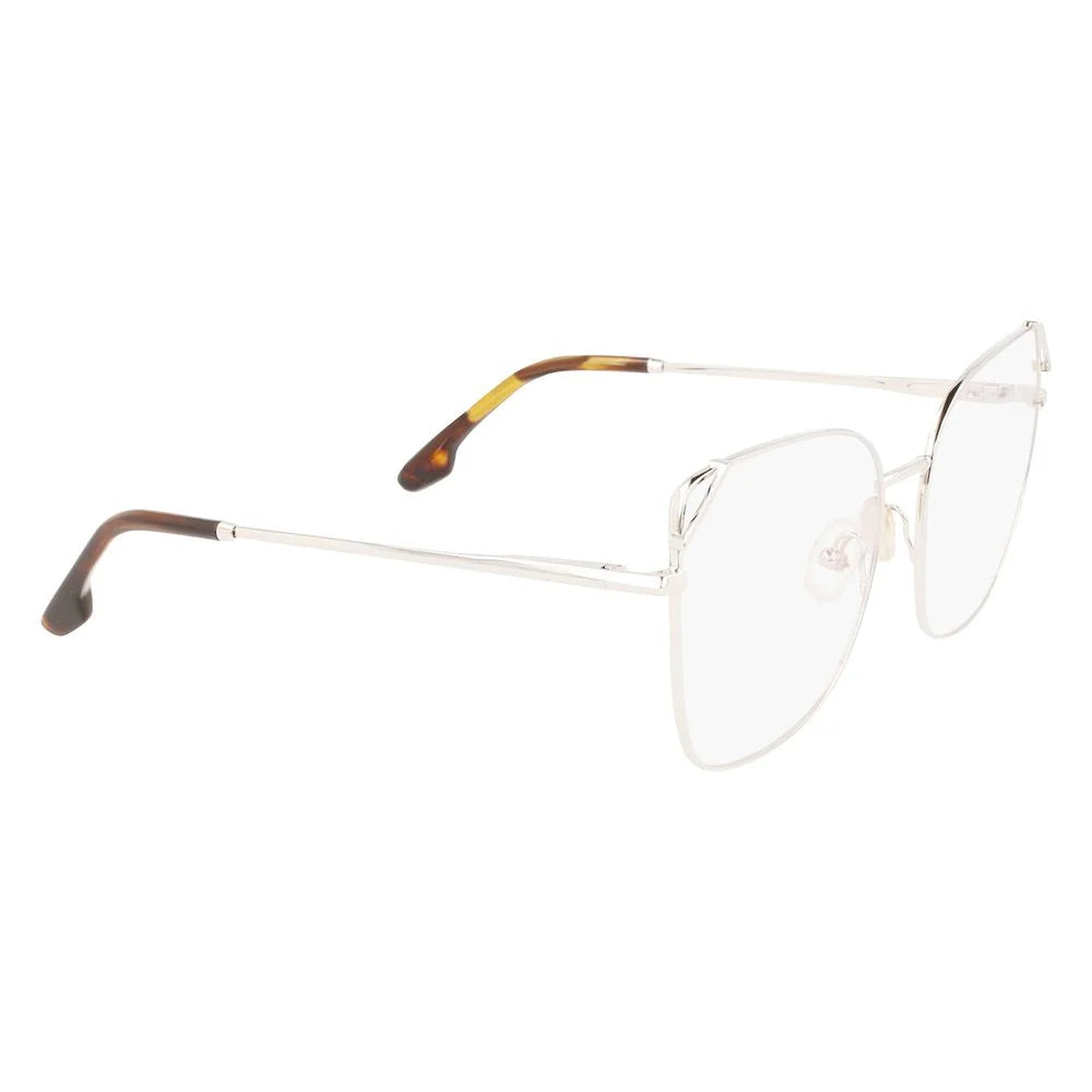 Victoria Beckham Gray Metal Glasses (Frames)