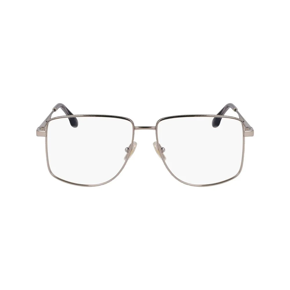 Victoria Beckham Gray Metal Glasses (Frames)