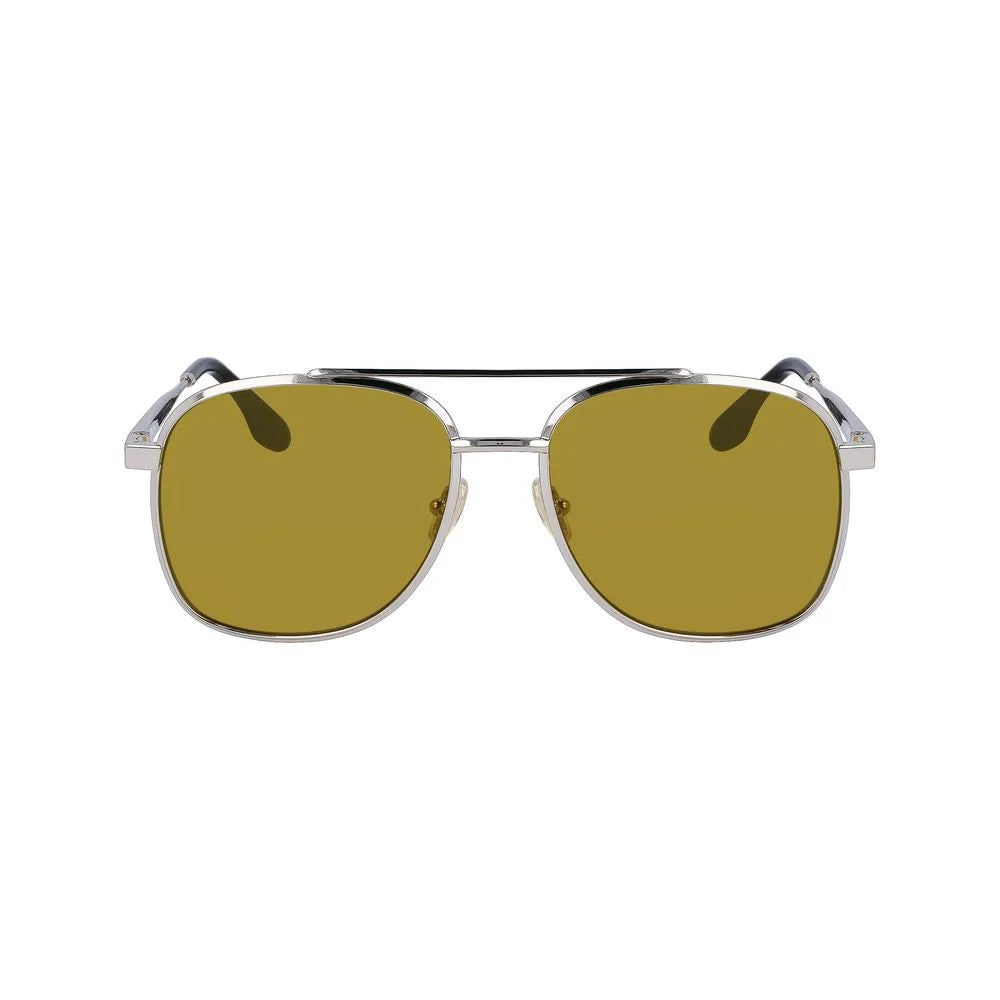 Victoria Beckham Gray Metal Sunglasses