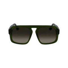 Victoria Beckham Green Acetate Sunglasses
