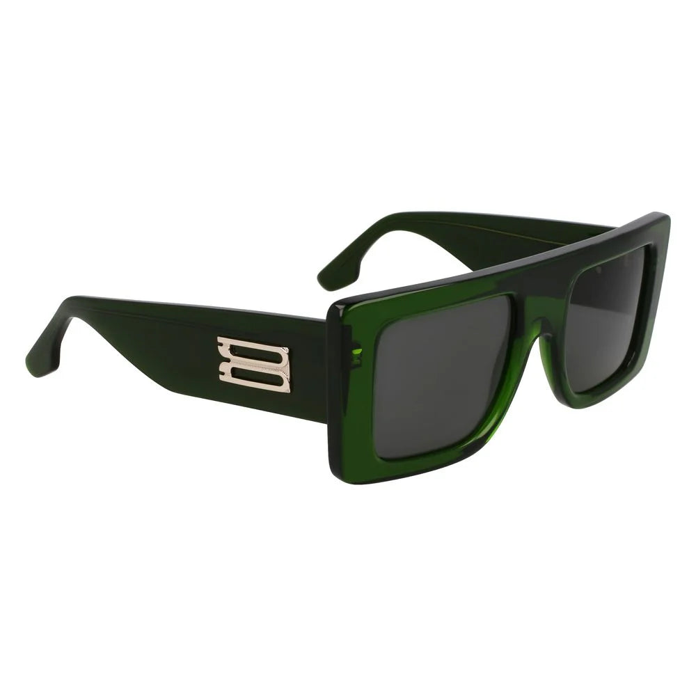 Victoria Beckham Green Acetate Sunglasses