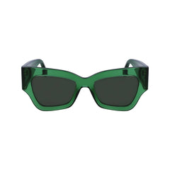 Victoria Beckham Green Acetate Sunglasses