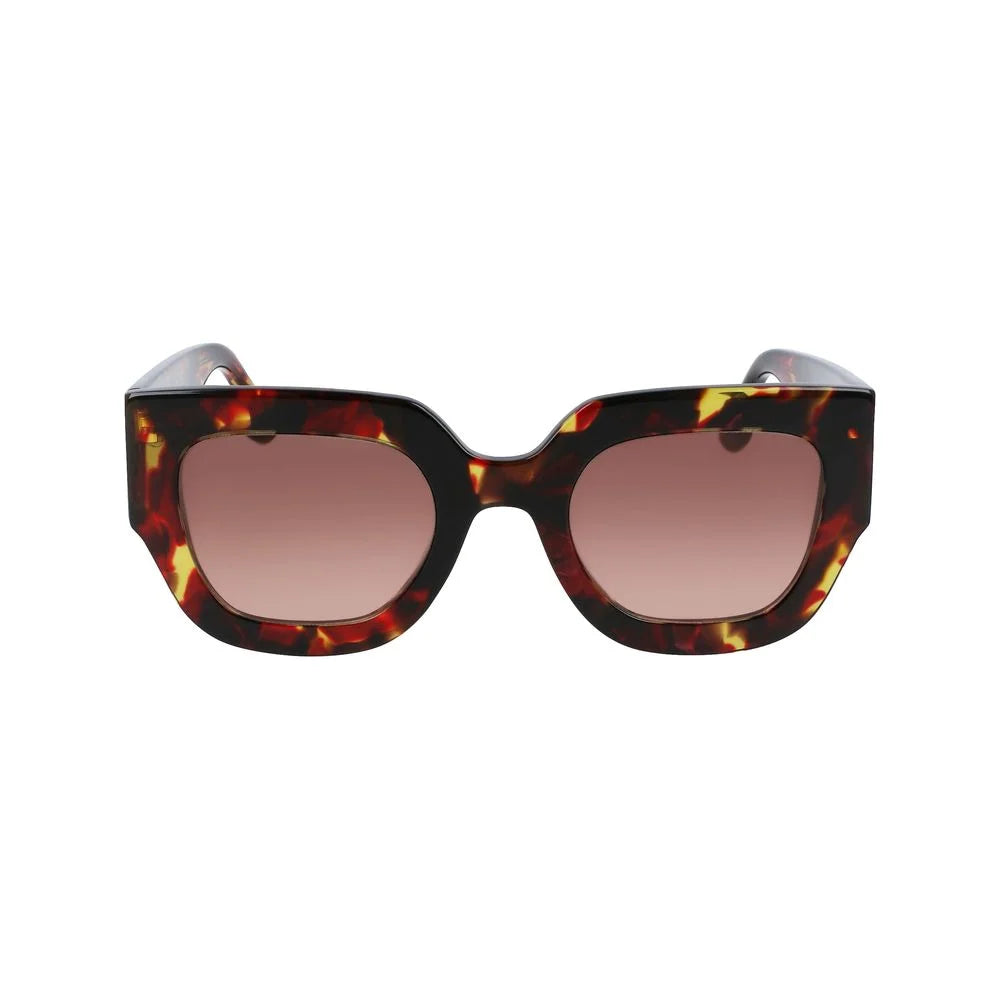 Victoria Beckham Red Acetate Sunglasses