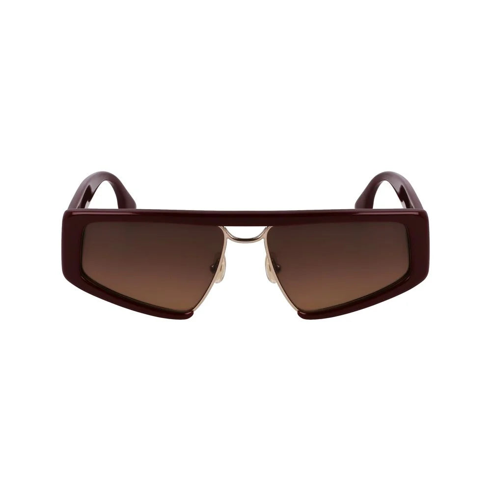 Victoria Beckham Red Metal Sunglasses