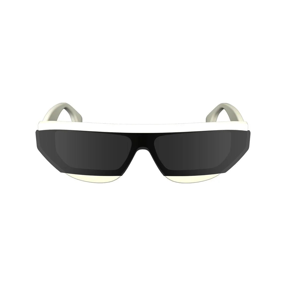 Victoria Beckham White Acetate Sunglasses