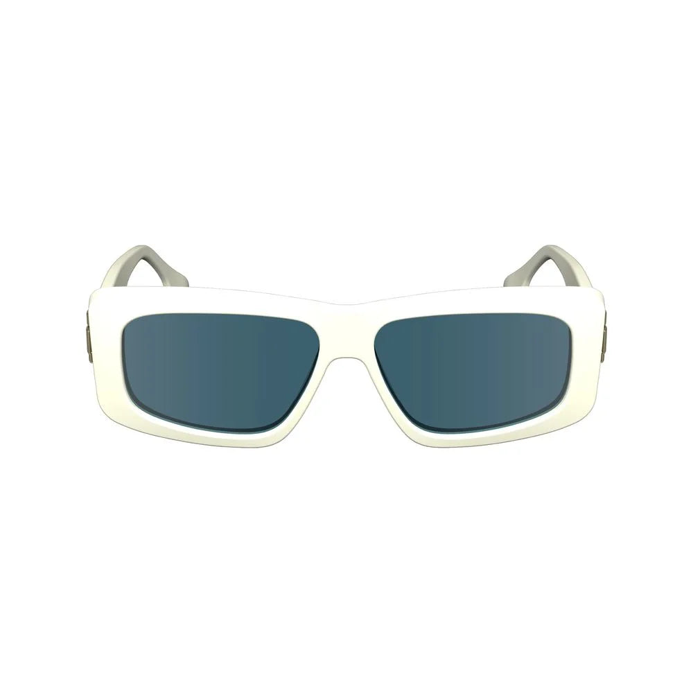 Victoria Beckham White Acetate Sunglasses