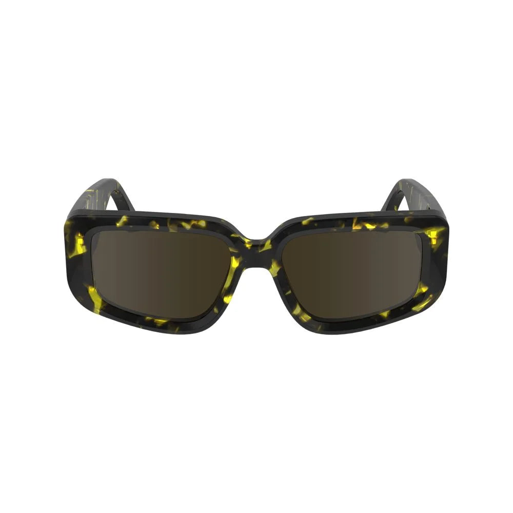 Victoria Beckham Yellow Acetate Sunglasses